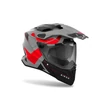 Kép 2/2 - Airoh Helmet Commander 2 Reveal Red Fluo Matt bukósisak