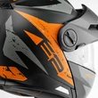 Kép 2/3 - Schuberth E2 Explorer Matt Orange Flip-Up bukósisak