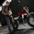 Kép 10/12 - 4SR Bomber Brown Patina motoros bőrkabát