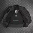 Kép 5/10 - 4SR Club Sport Black AR Bőrkabát, légzság előkészített, (Airbag ready)
