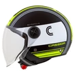 Kép 2/7 - Cassida Handy Metropolis Safety, black/white/yellow fluo/grey 2025 bukósisak