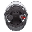 Kép 7/8 - Cassida Handy Metropolis Safety, black matt/grey/reflective grey 2025 bukósisak