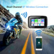Kép 9/11 - FreedConn C5 motoros Car Play, Android Auto Monitor, display