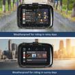 Kép 11/11 - FreedConn C5 motoros Car Play, Android Auto Monitor, display