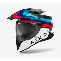 Airoh Helmet Commander 2 Doom fehér-fekete-piros bukósisak