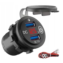 FreedConn vízálló gyorstöltő, 2 x USB QC3.0, 3A, 24V, MC3087