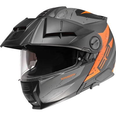 Schuberth E2 Explorer Matt Orange Flip-Up bukósisak