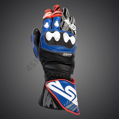 NEW 4SR Sport Cup Plus EVO Blue, Motoros bőrkesztyű