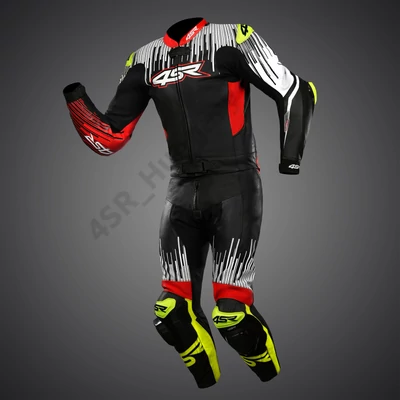 4SR RR Stripes AR motoros 2részes bőrruha, Airbag ready