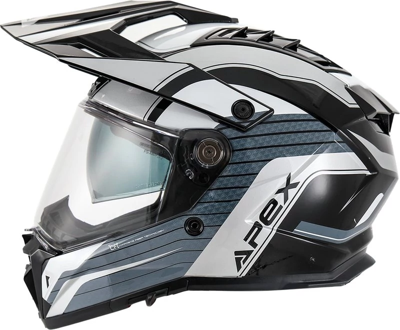 APEX AT300 Everest bukósisak grey/white/black