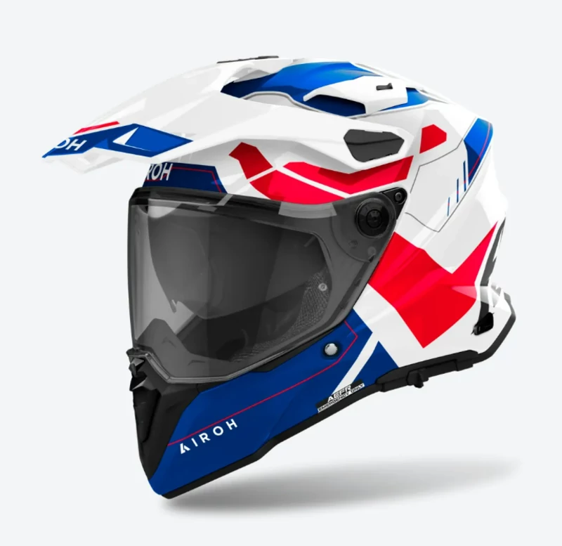 Airoh Commander 2 Reveal Blue/Red Gloss bukósisak