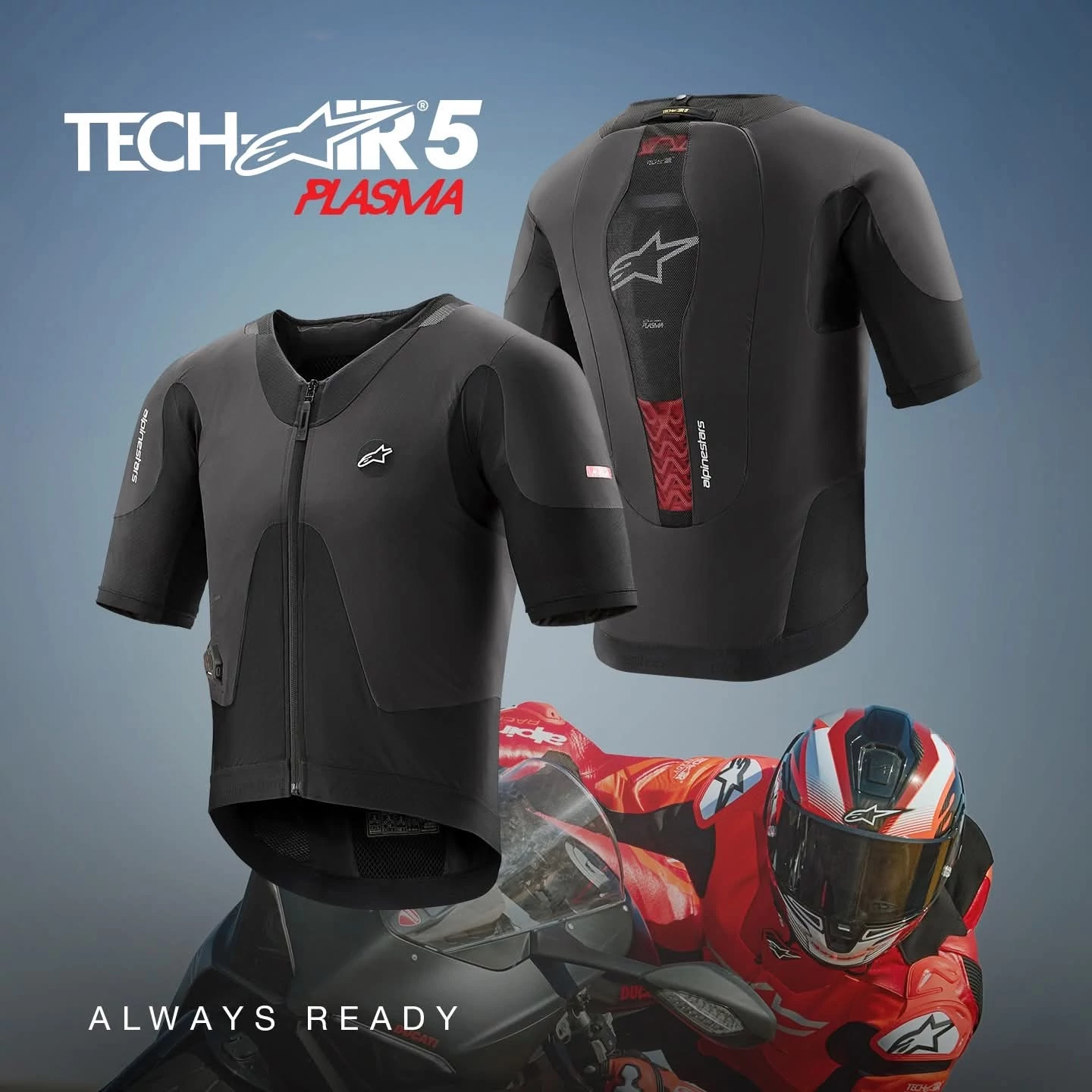 Alpinestars Tech-Air 5 Plasma System, légzsák mellény, airbag vest