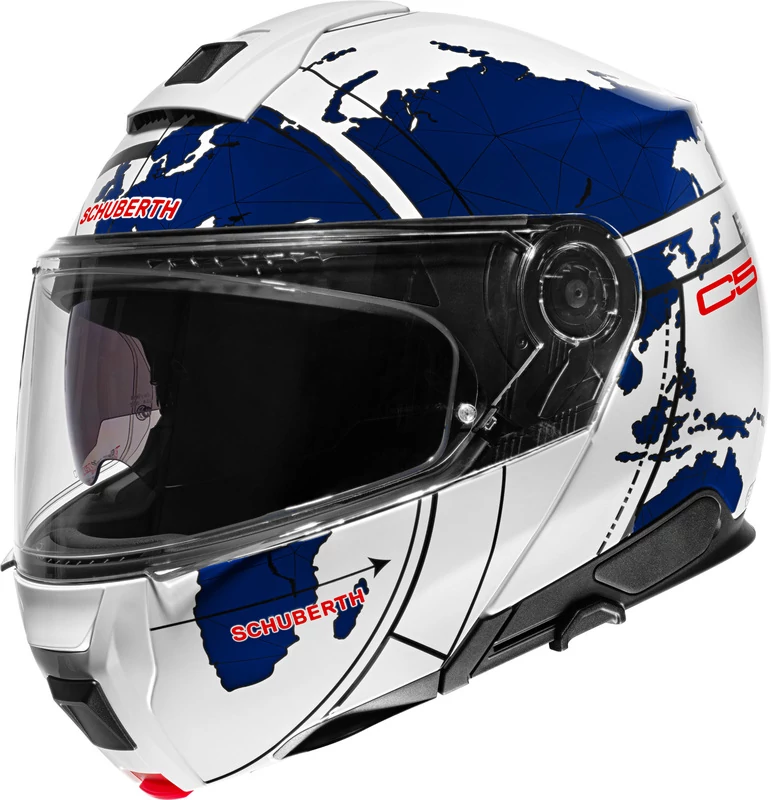 Schuberth C5 Globe Blue Flip-Up bukósisak