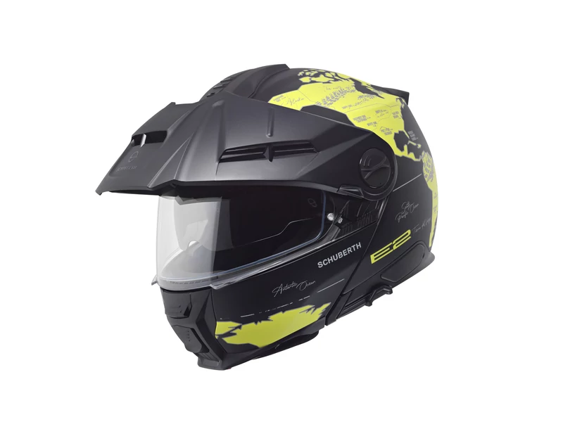 Schuberth E2 Explorer Matt Yellow/Grey Flip-Up bukósisak