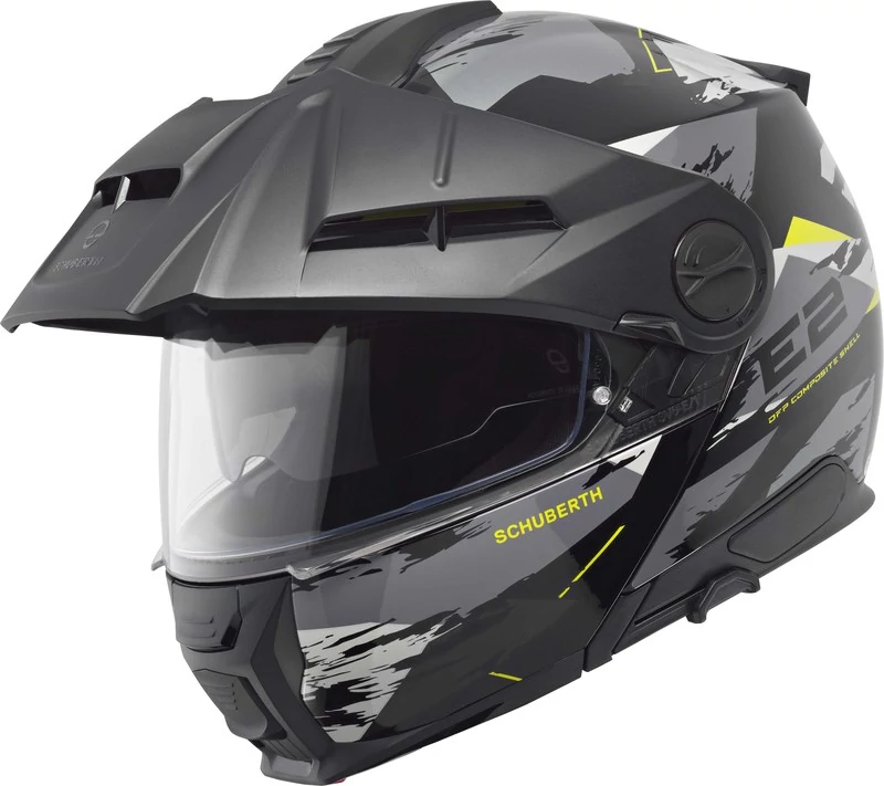 Schuberth E2 Trail Yellow Flip-Up bukósisakvv