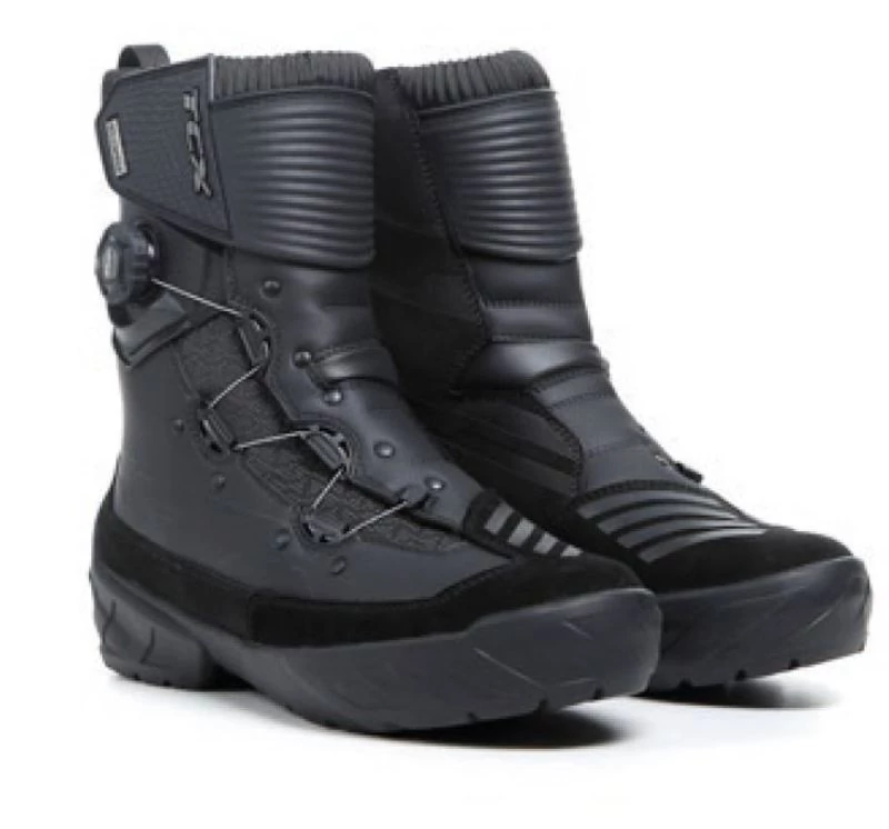 TCX Infinity 3 Mid WP Black motoros túracsizma