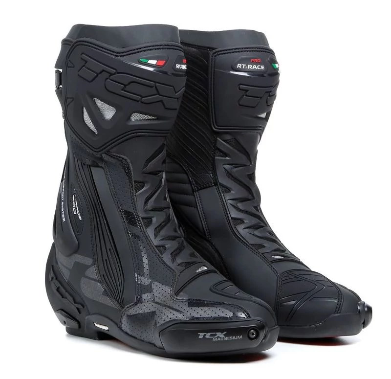 TCX RT-Race Pro Air Black/Reflex motoros versenycsizma