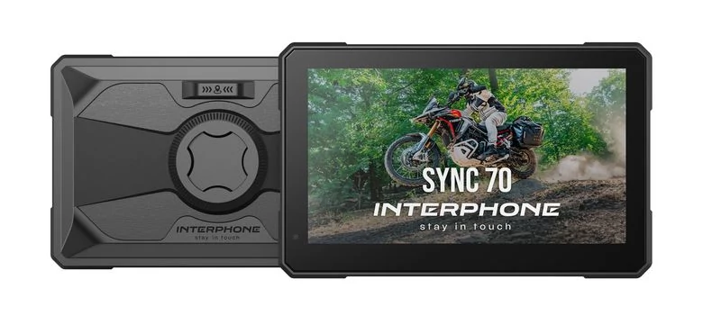 Interphone SYNC70 Essential motorkerékpár, Apple CarPlay, Android Auto 7