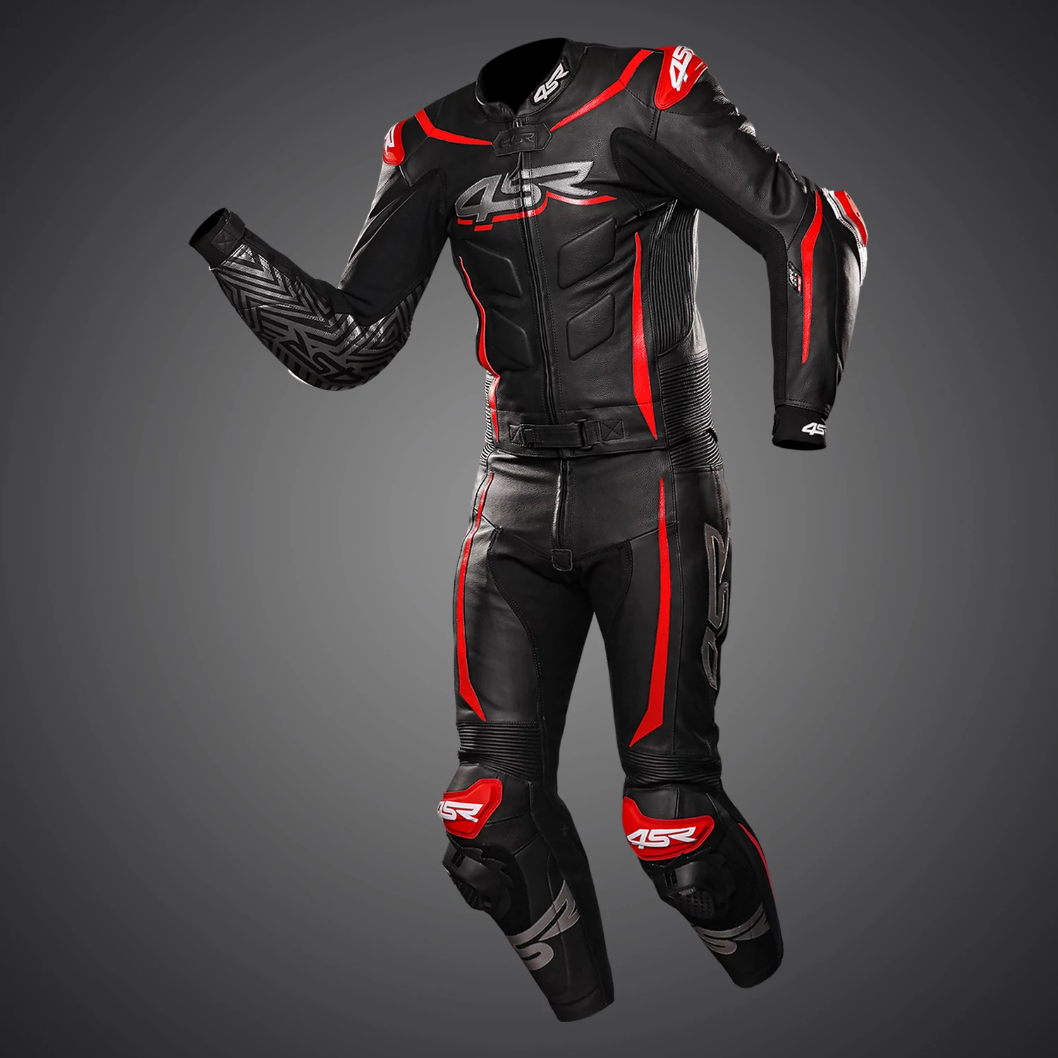 4SR Evo III Diablo AR motoros bőrruha, Airbag ready