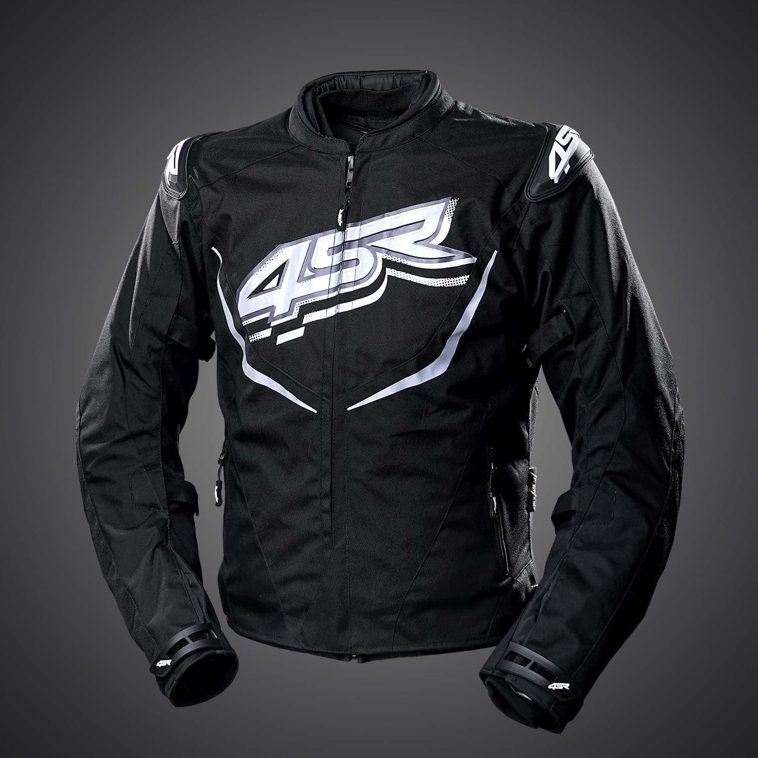 4SR RTX Black textil motoros kabát