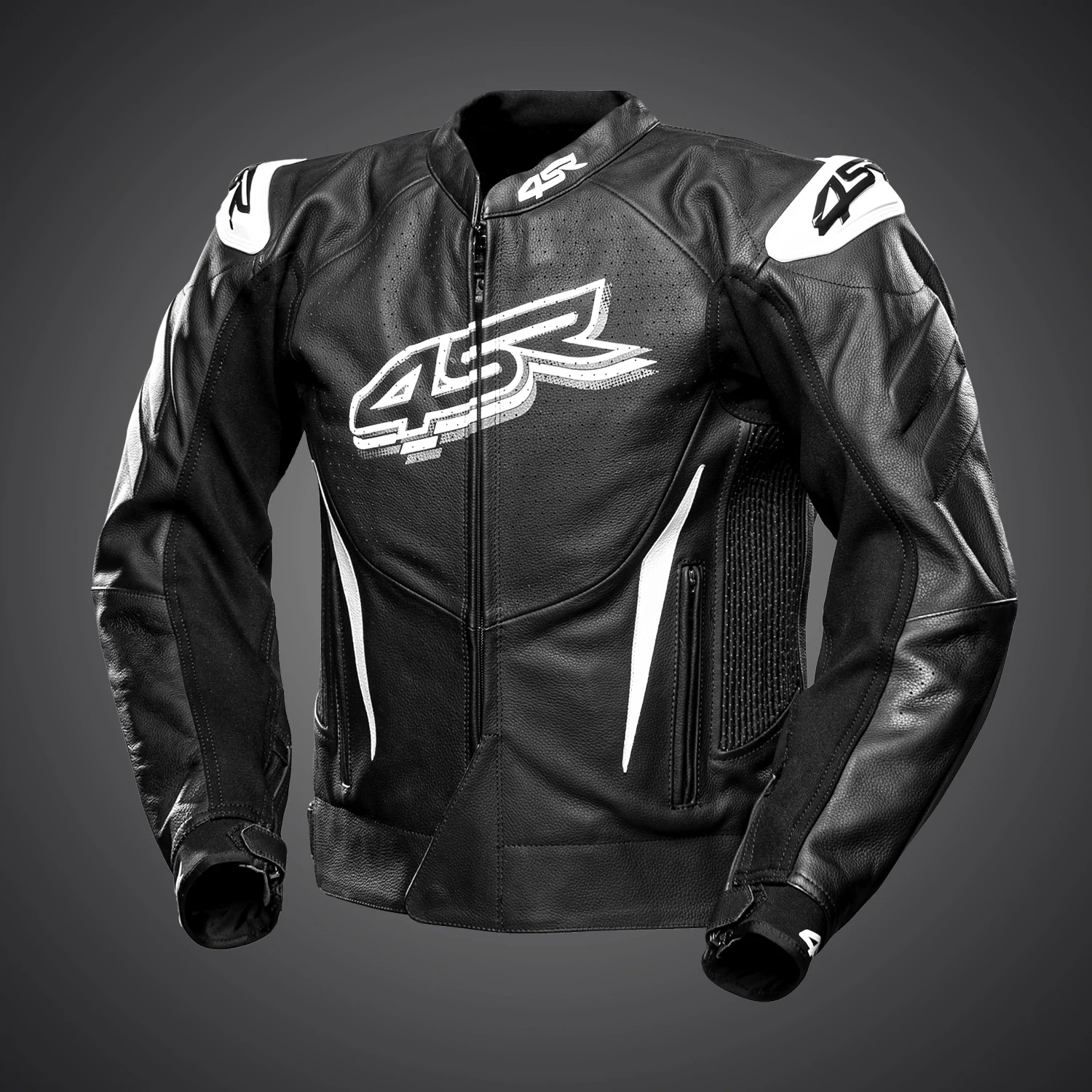 4SR Club Sport AR Bőrkabát, légzság előkészített, (Airbag ready)