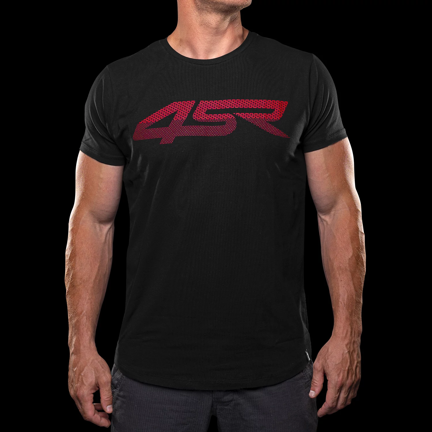 4SR T Shirt 3D Black Red