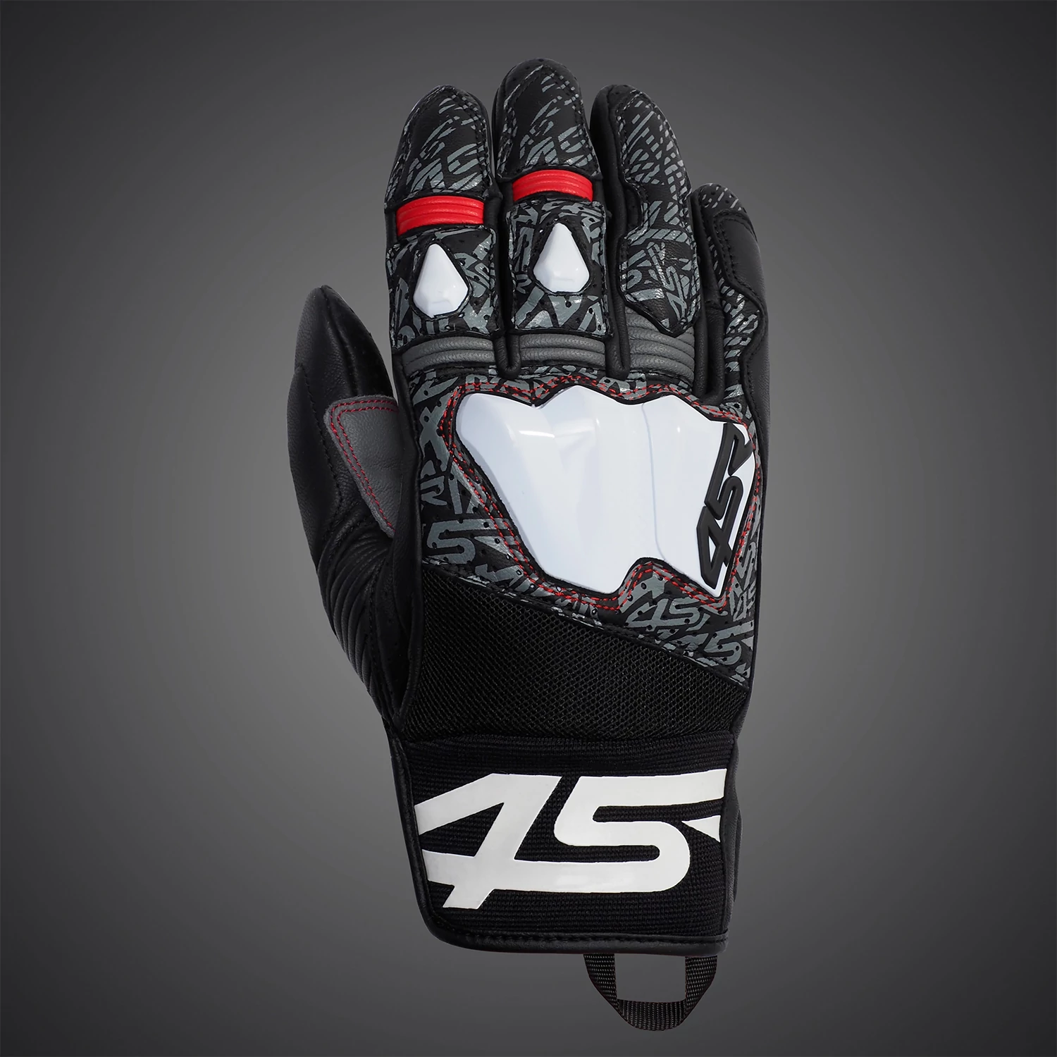 4SR GTS motoros kesztyű Black