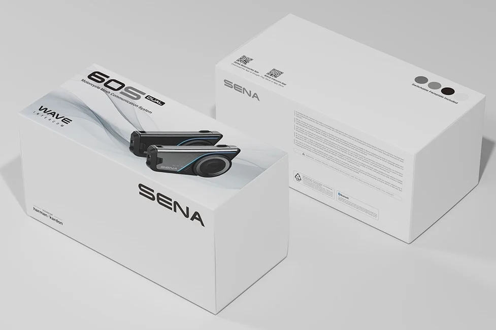 SENA 60S Dual pack kommunikációs rendszer Mesh 3.0, WAVE Intercom