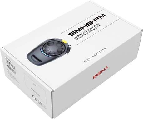 SENA SMH5-FM Bluetooth 5.1 sztereó kommunikációs szett FM rádióval, 2db-os szett