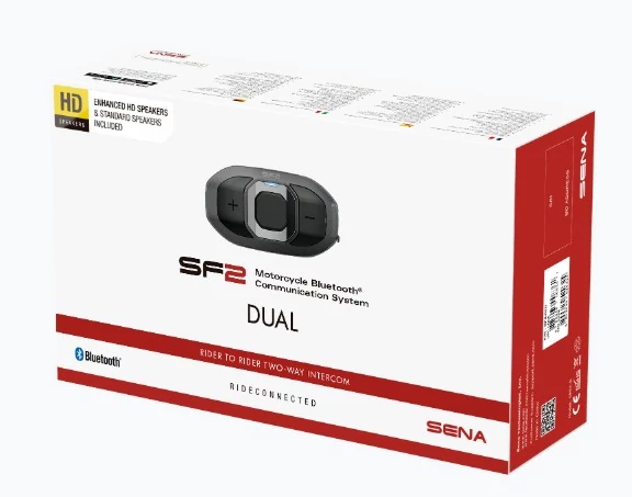 SENA SF2 DUPLA CSOMAG HD-hangszórókkal, Bluetooth kapcsolat