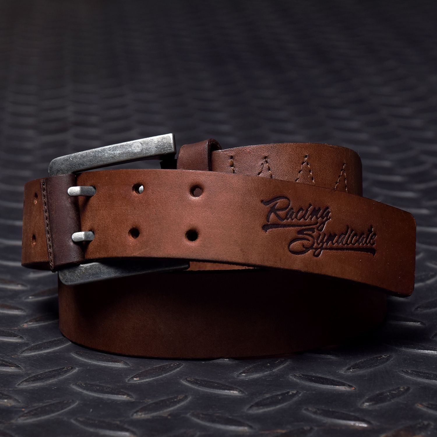 4SR Leather belt Double, Bőr Öv