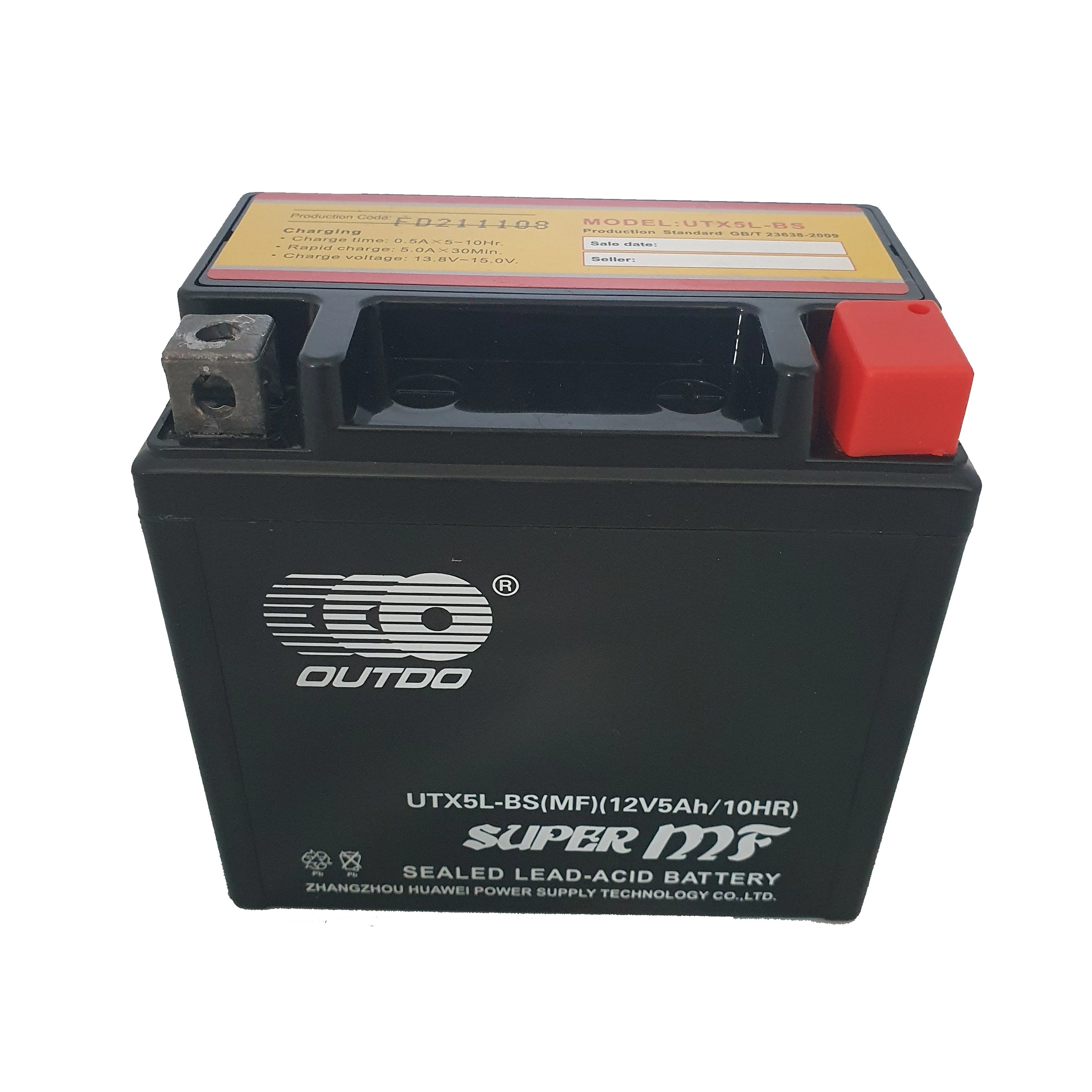Motorakkumulátor YTX5L-BS Outdo gondozásmentes, indítóáram 145A