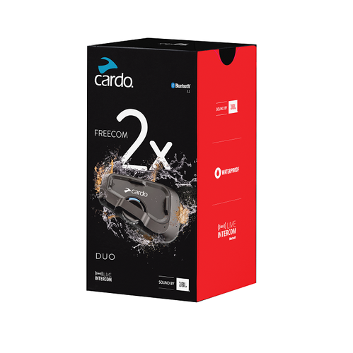 Cardo Freecom 2x Duo motoros kommunikáció (2db-os szett)