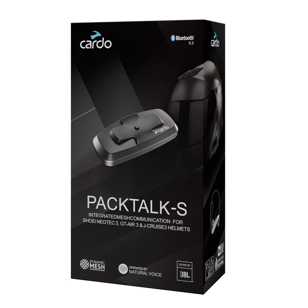 Cardo Packtalk-S, Shoei Gen 3 sisakokhoz,Mesh kommunikáció 