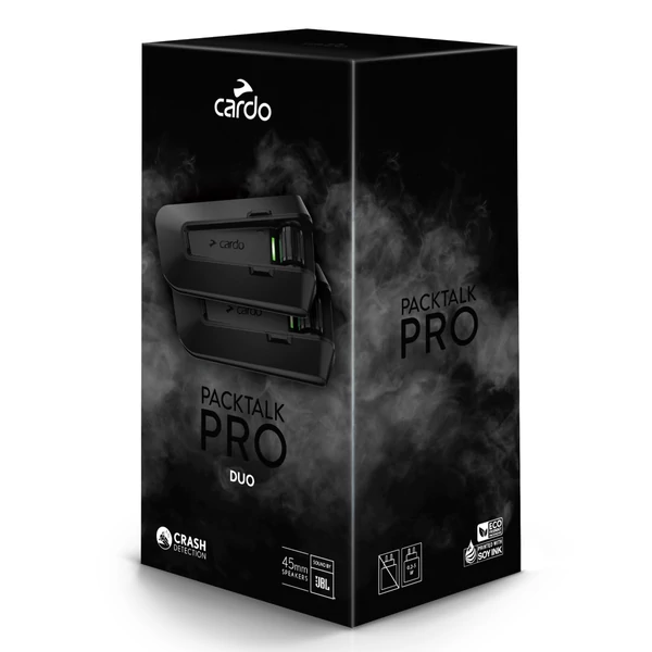 Cardo Packtalk PRO DUO, 45mm JBL, Mesh 2.0-BT 5.2 motoros kommunikáció