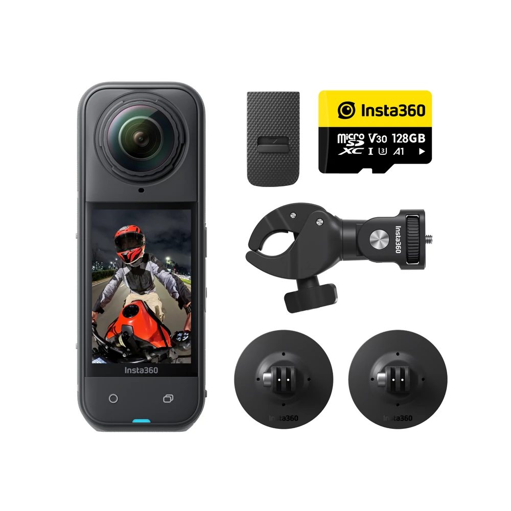 Insta360 X5 Motorcycle Bundle, motoros csomag