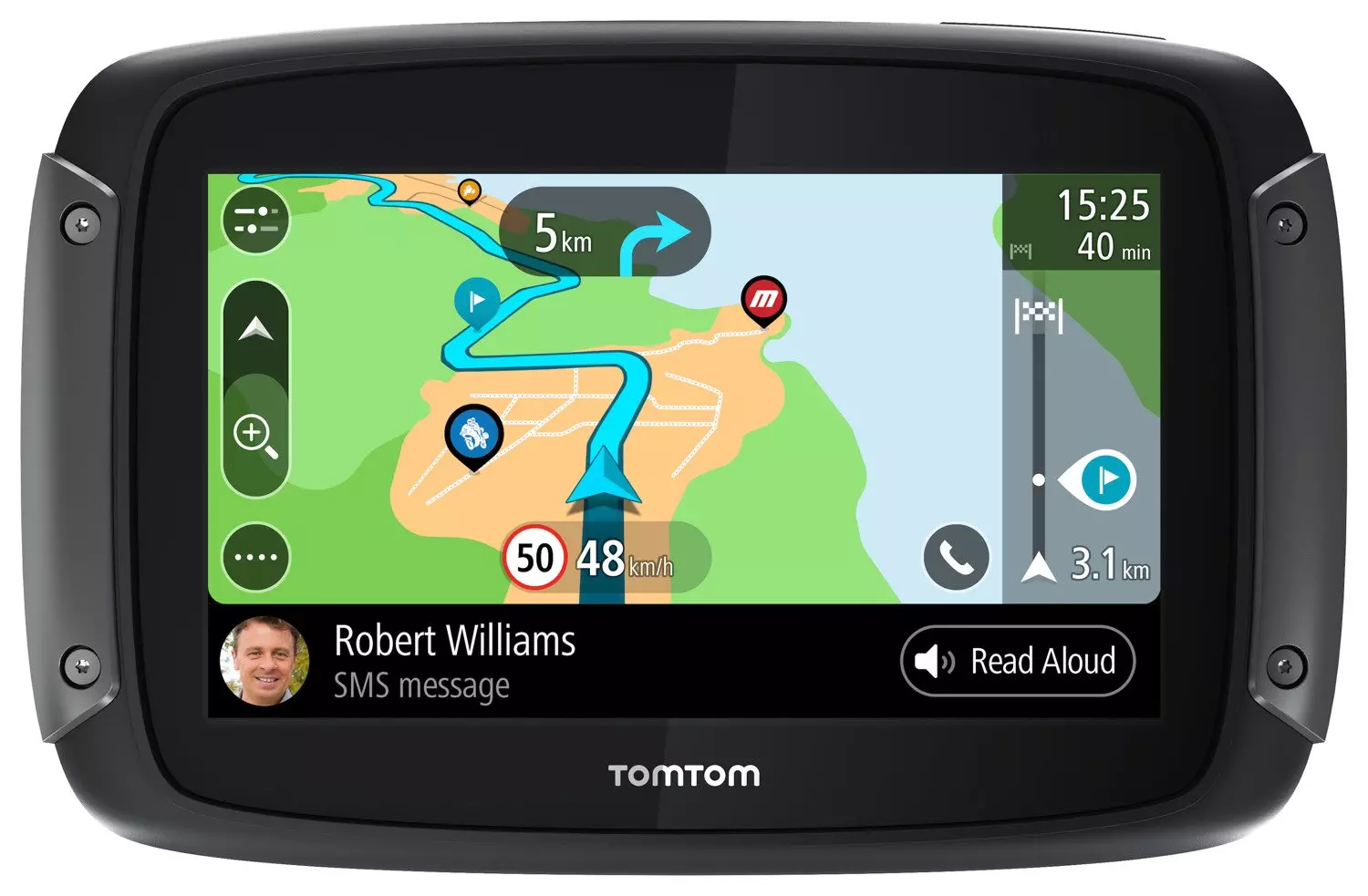 TomTom Rider 550 Premium Pack motoros GPS navigáció