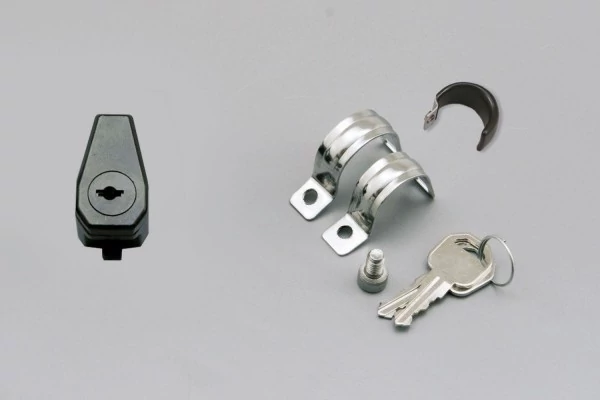 Bukósisak lezáró Daytona Helmet lock with hook, fekete 91487