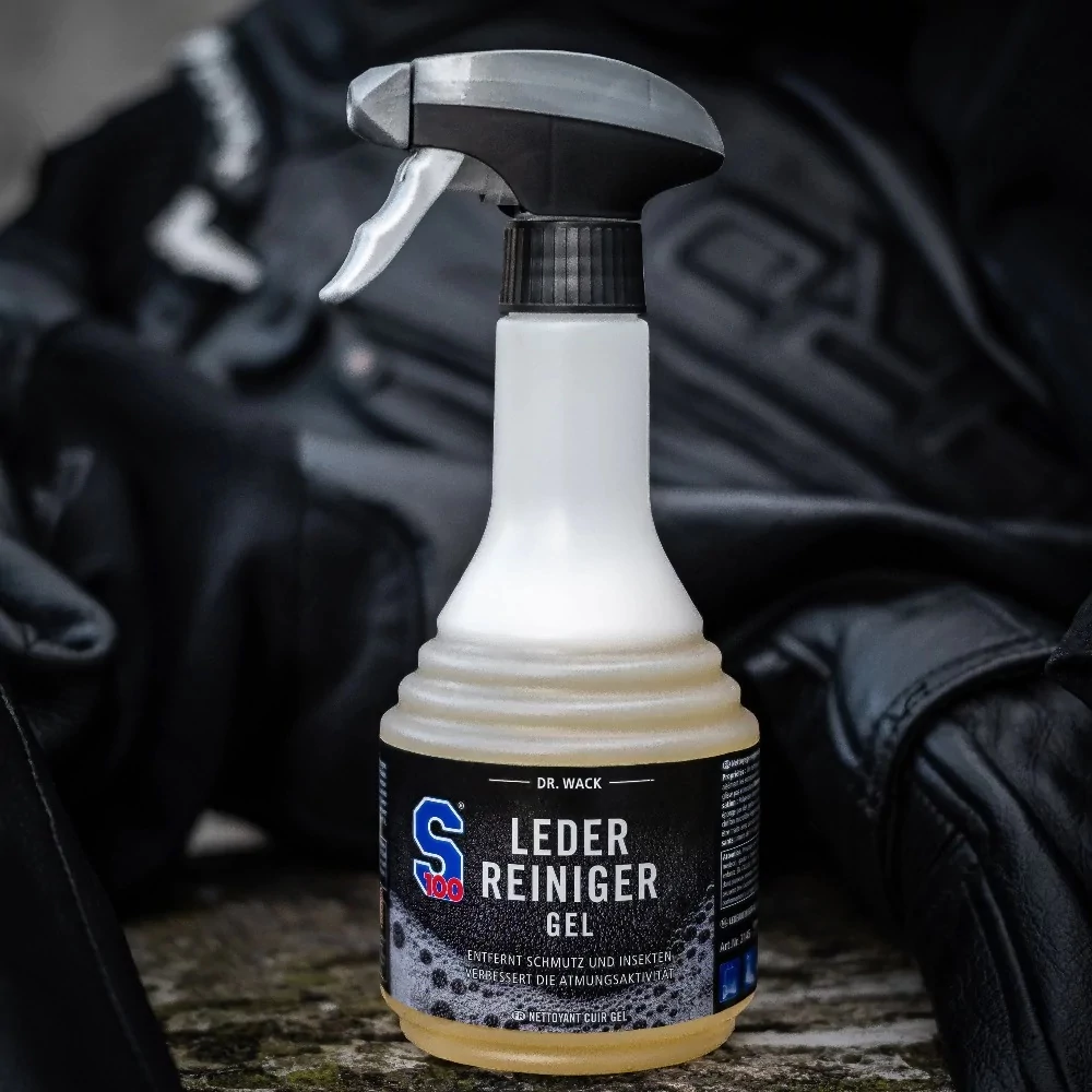 S100 Motoros bőrkabát, bőrruha tisztító gél, 500ml